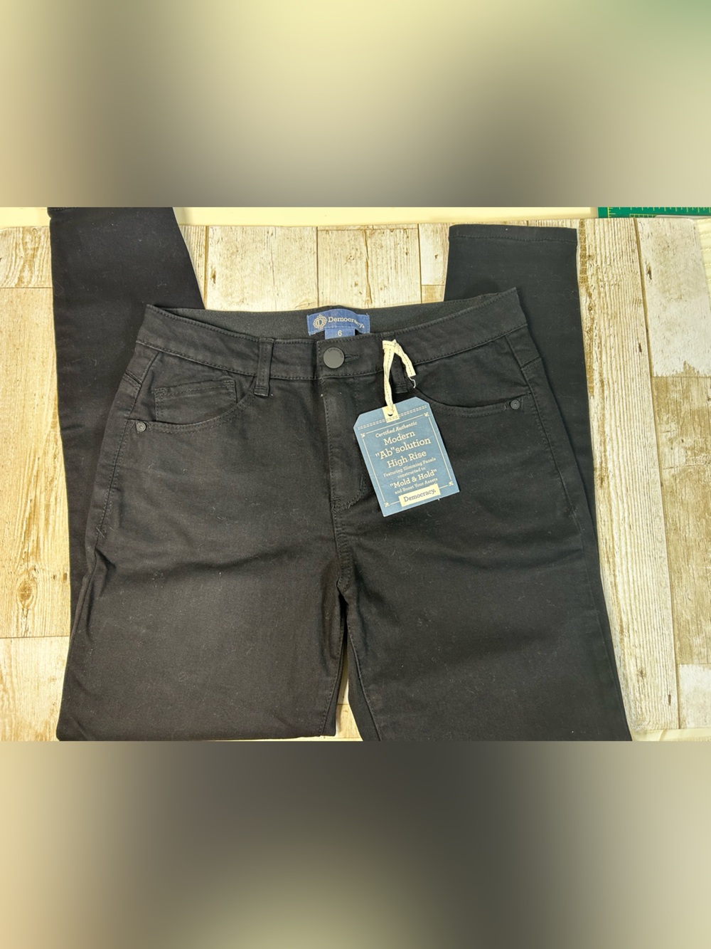 Democracy High-Rise Black Skinny Jeans
